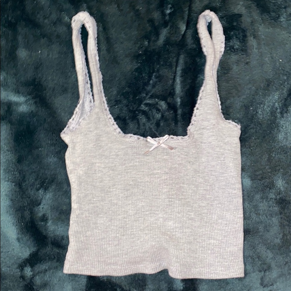 small grey tank top from pacsun